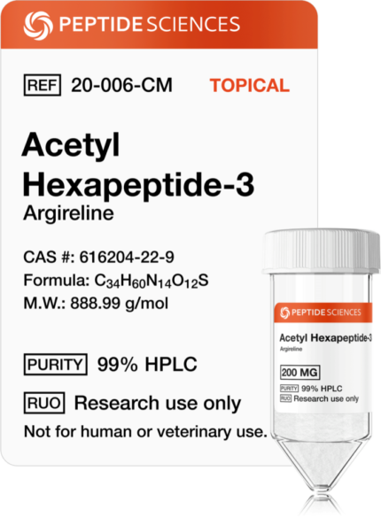 Acetyl Hexapeptide-3 (Argireline) 200mg (Topical)