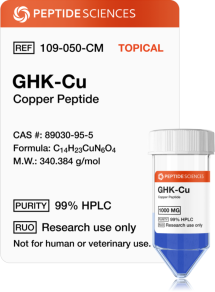 GHK-Cu 1gram (Copper Peptide) (1000mg) (Topical)